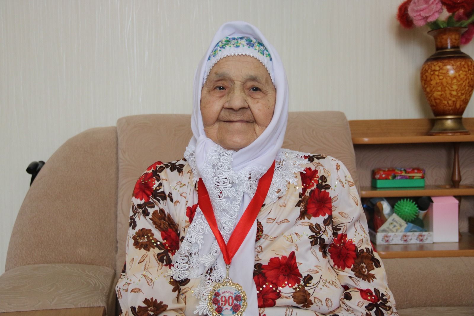Райондашыбыз Мөслимә Гарифуллина 90 яшен билгеләп үтә