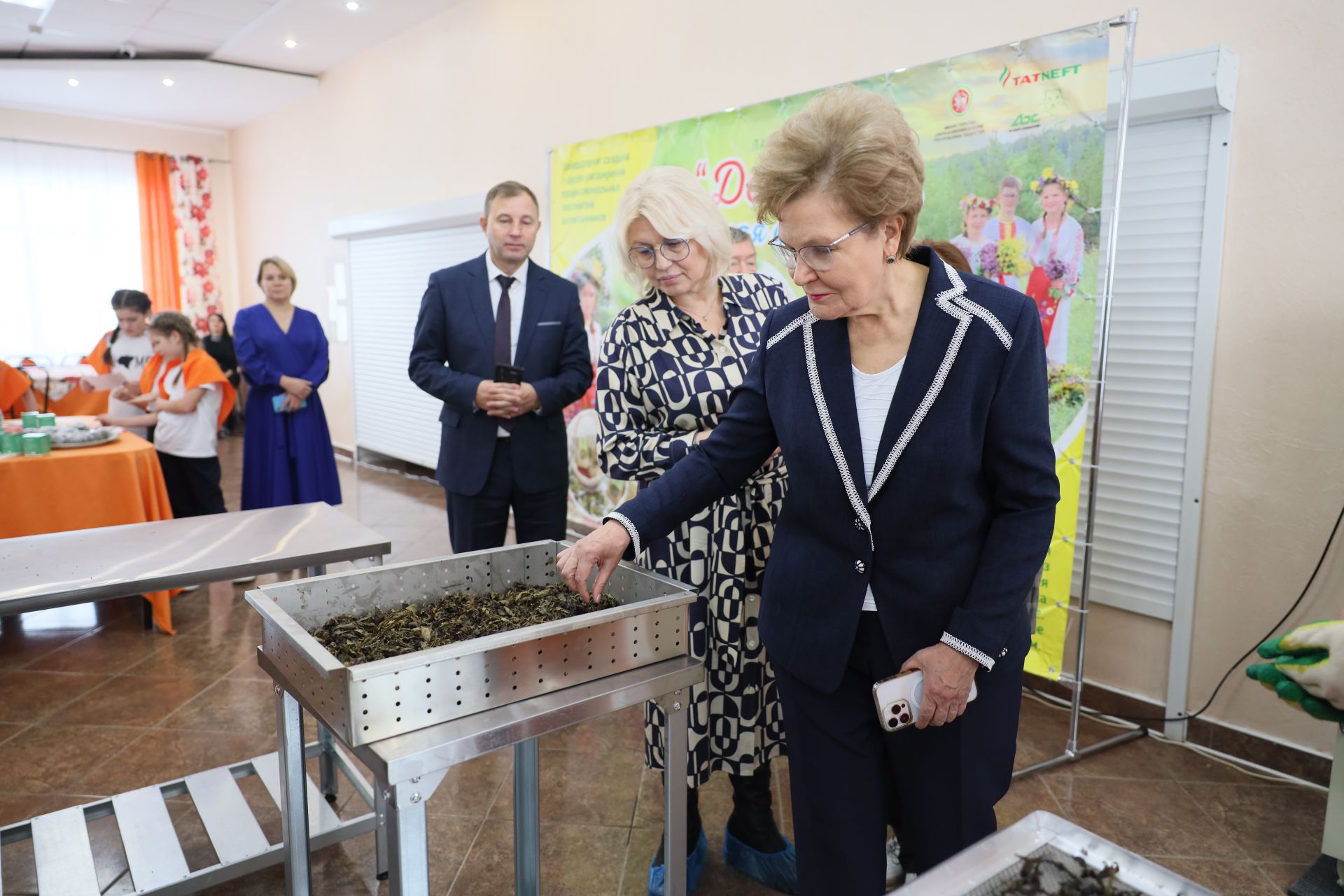 Лениногорскида эшлекле визит белән Россия Дәүләт Думасы депутаты Татьяна Ларионова булып китте