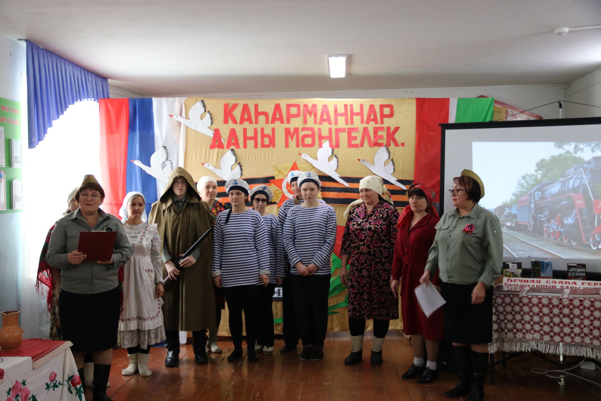 Сугышлы авылында “Җиңү поезды” патриотик фестиваль-марафон үтте (+фотолар)