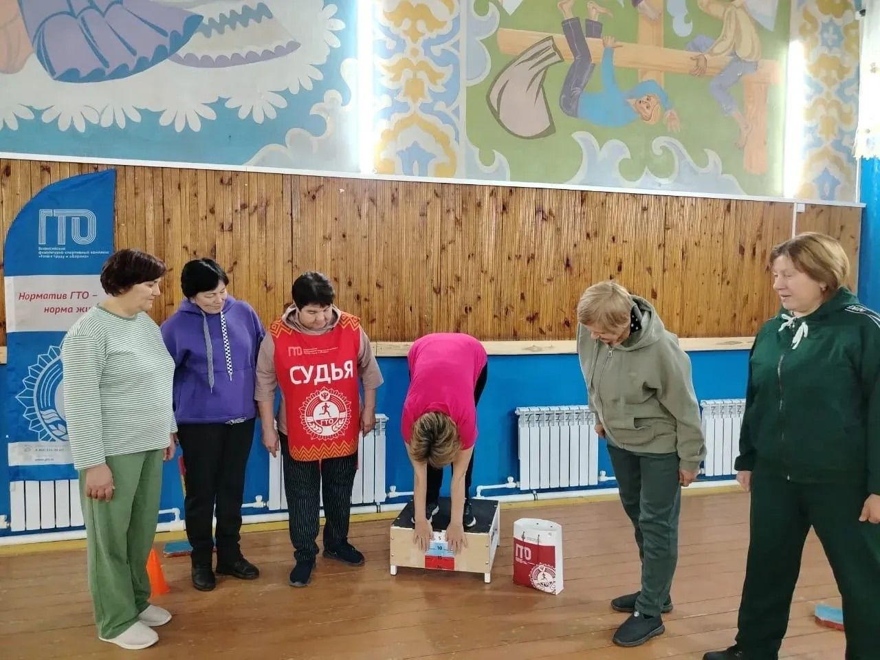 Түбән Чыршылы авылы апалары ГТО тапшырды