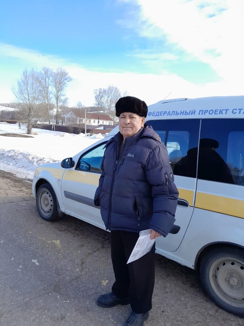 Лениногорскида авыл җирендә яшәүче 65 яшьтән өлкәннәрне диспансеризация узарга алып киләләр