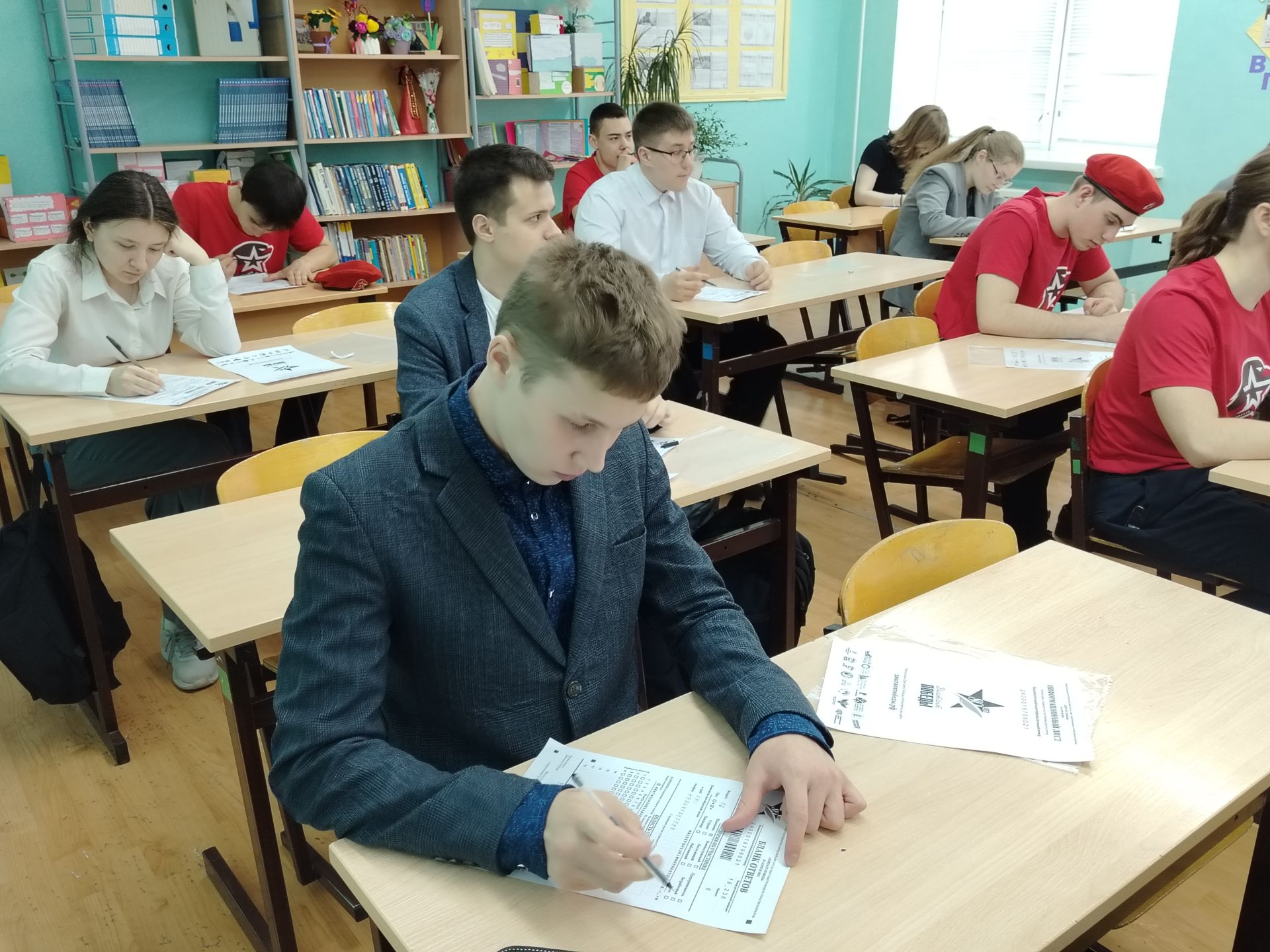 Лениногорскилылар «Җиңү диктанты» акциясенә кушылды
