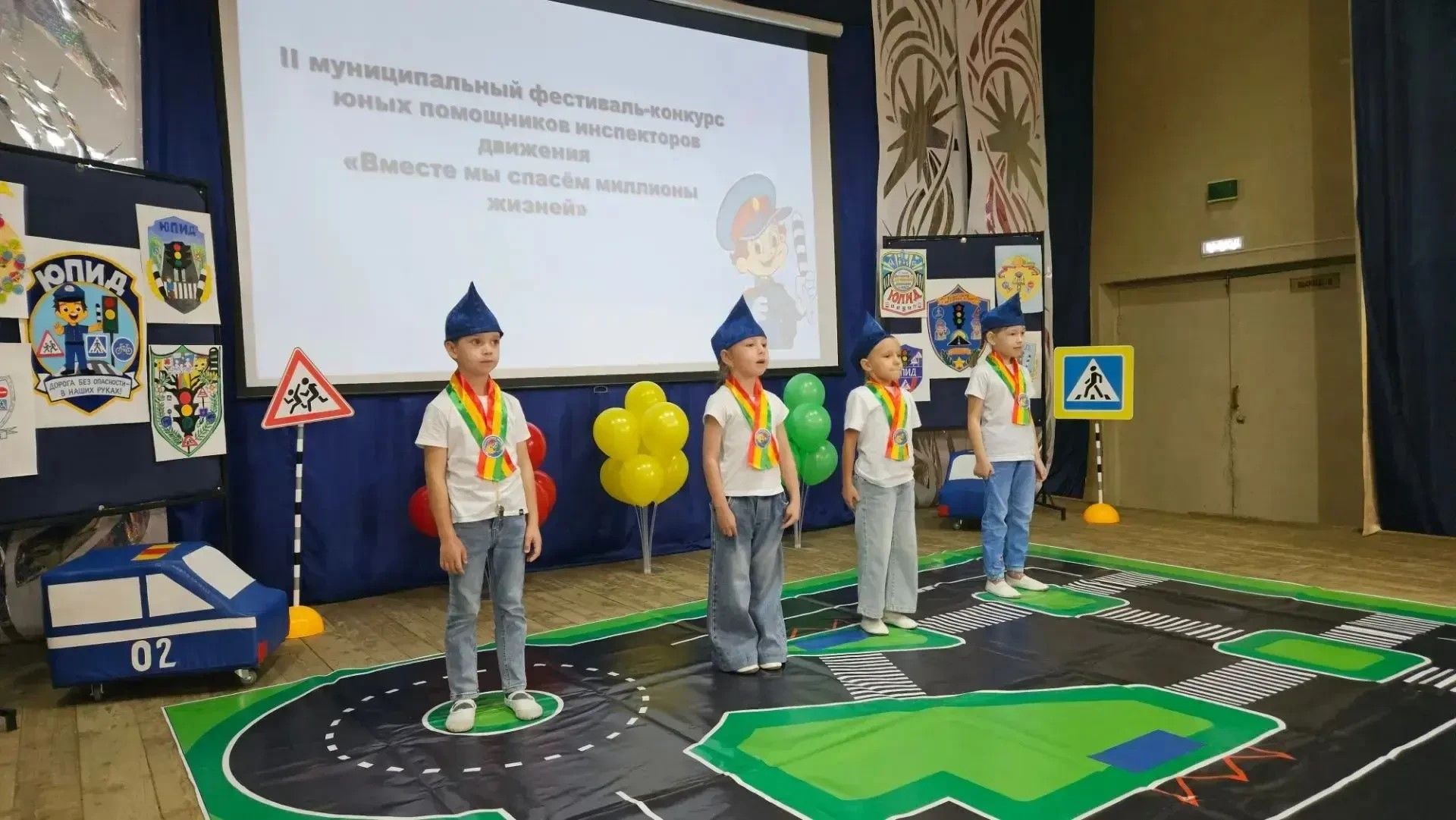 Лениногорскида узган конкурста хәрәкәт инспекторларының яшь ярдәмчеләре көч сынашты