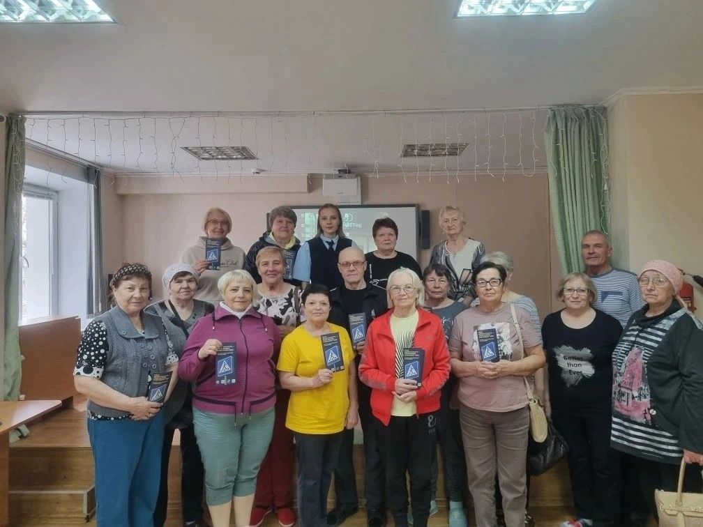 Лениногорскиның «Долголетие» үзәгенә йөрүчеләр иминлек кагыйдәләрен кабатлады