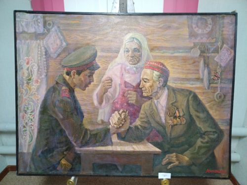 Лениногорскиның Туган якны өйрәнү музеенда рәссам Мөдәррис Минһаҗевның күргәзмәсе ачылды (+фотолар)