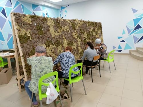 Тимәш авылы халкы да маскировка челтәре үрүгә кереште