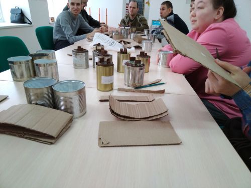Лениногорскида блиндаж шәмнәре ясау буенча мастер-класс үткәрелде(+фотолар)