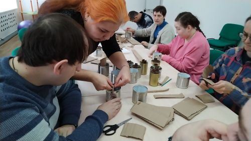 Лениногорскида блиндаж шәмнәре ясау буенча мастер-класс үткәрелде(+фотолар)