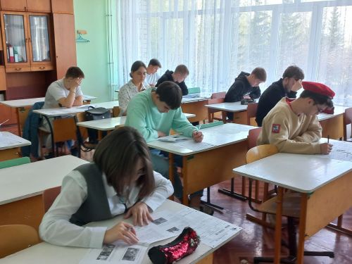 Лениногорскилылар «Җиңү диктанты» акциясенә кушылдылар (фотолар)