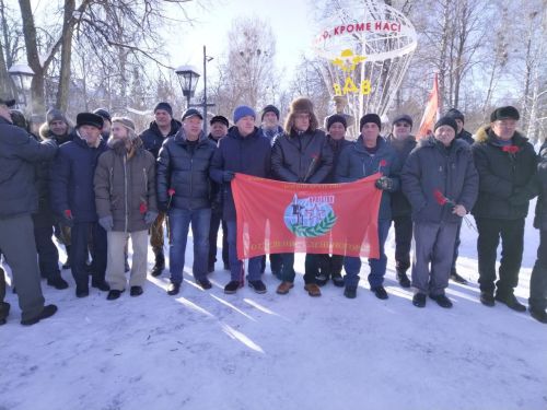 Лениногорскида Әфганстаннан Совет гаскәрләрен чыгаруга 35 ел тулу уңаеннан митинг үтте (+фотолар)