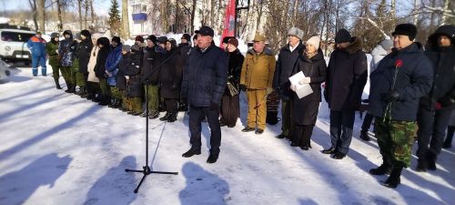 Лениногорскида Әфганстаннан Совет гаскәрләрен чыгаруга 35 ел тулу уңаеннан митинг үтте (+фотолар)