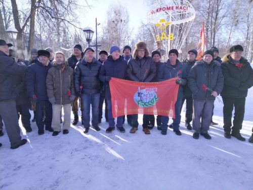 Лениногорскида Әфганстаннан Совет гаскәрләрен чыгаруга 35 ел тулу уңаеннан митинг үтте (+фотолар)