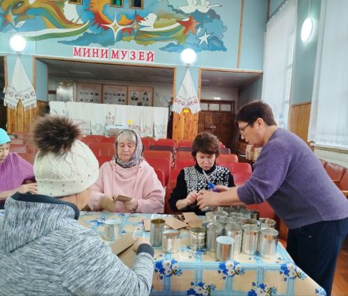 Мичурин авылы хәрби операциягә ярдәм итүне дәвам итә