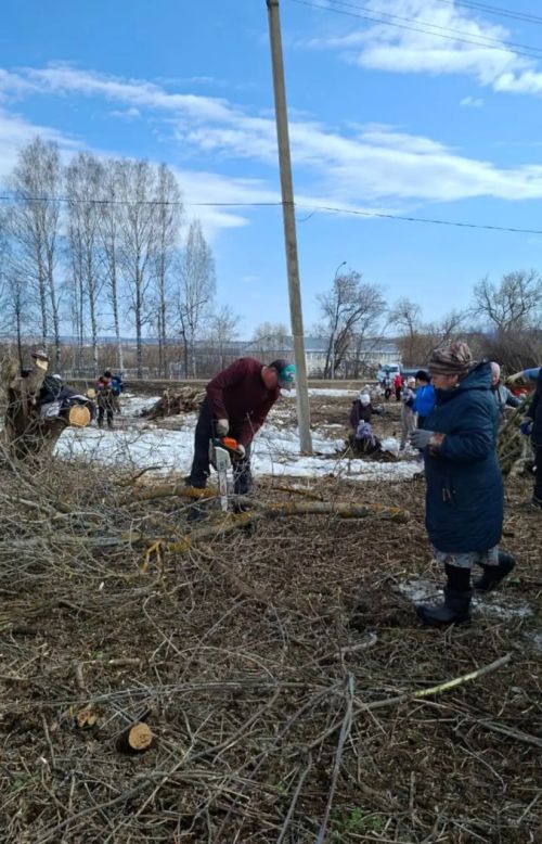 Районыбызның Зеленая Роща авылында язгы өмәләр старт алды