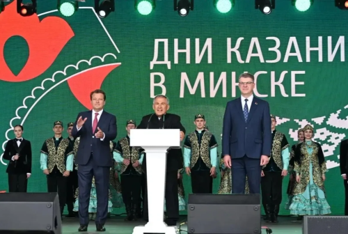 Рөстәм Миңнеханов: Казан көннәре Татарстан һәм Белоруссия дуслыгын ныгыта