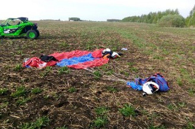 Тикшерү комитеты Татарстанда парашютчылар һәлак булган урыннан фотолар бастырган