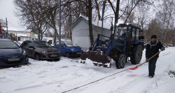 Лениногорскида яуган кар юл хезмәтен сынады