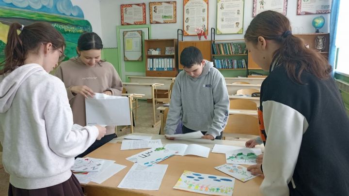 Түбән Чыршылы мәктәбе укучылары «Солдатка хат» акциясенә кушылды