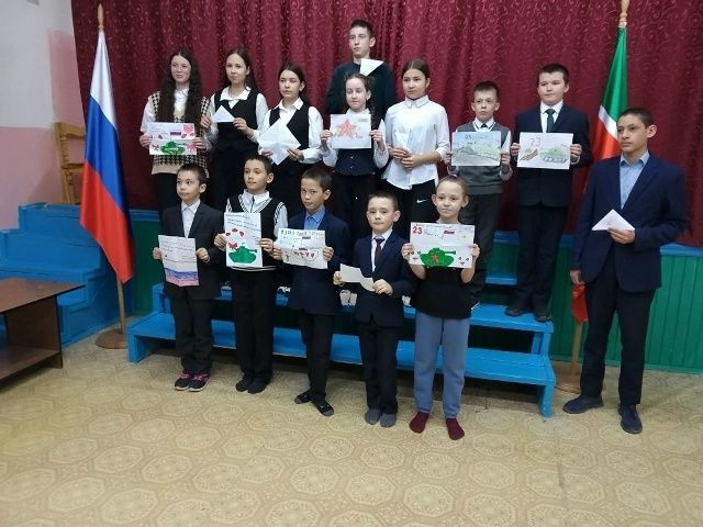 Түбән Чыршылы мәктәбе укучылары МХО солдатларына хат язды