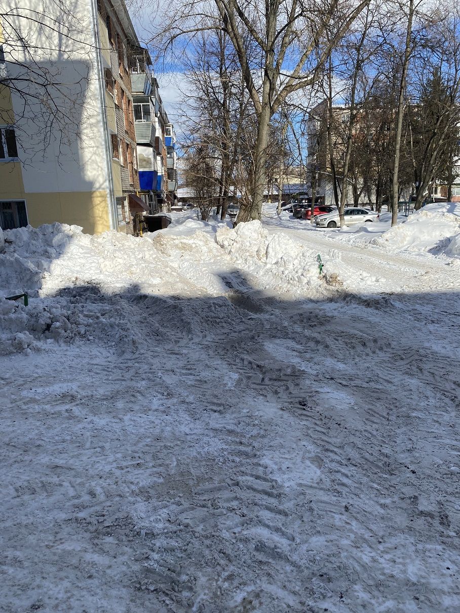 Лениногорск урамнарын кардан чистарталар