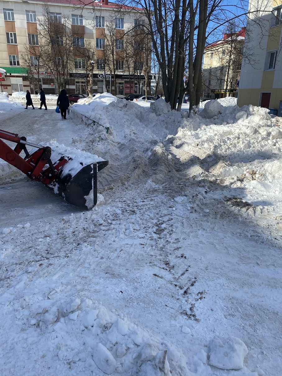 Лениногорск урамнарын кардан чистарталар