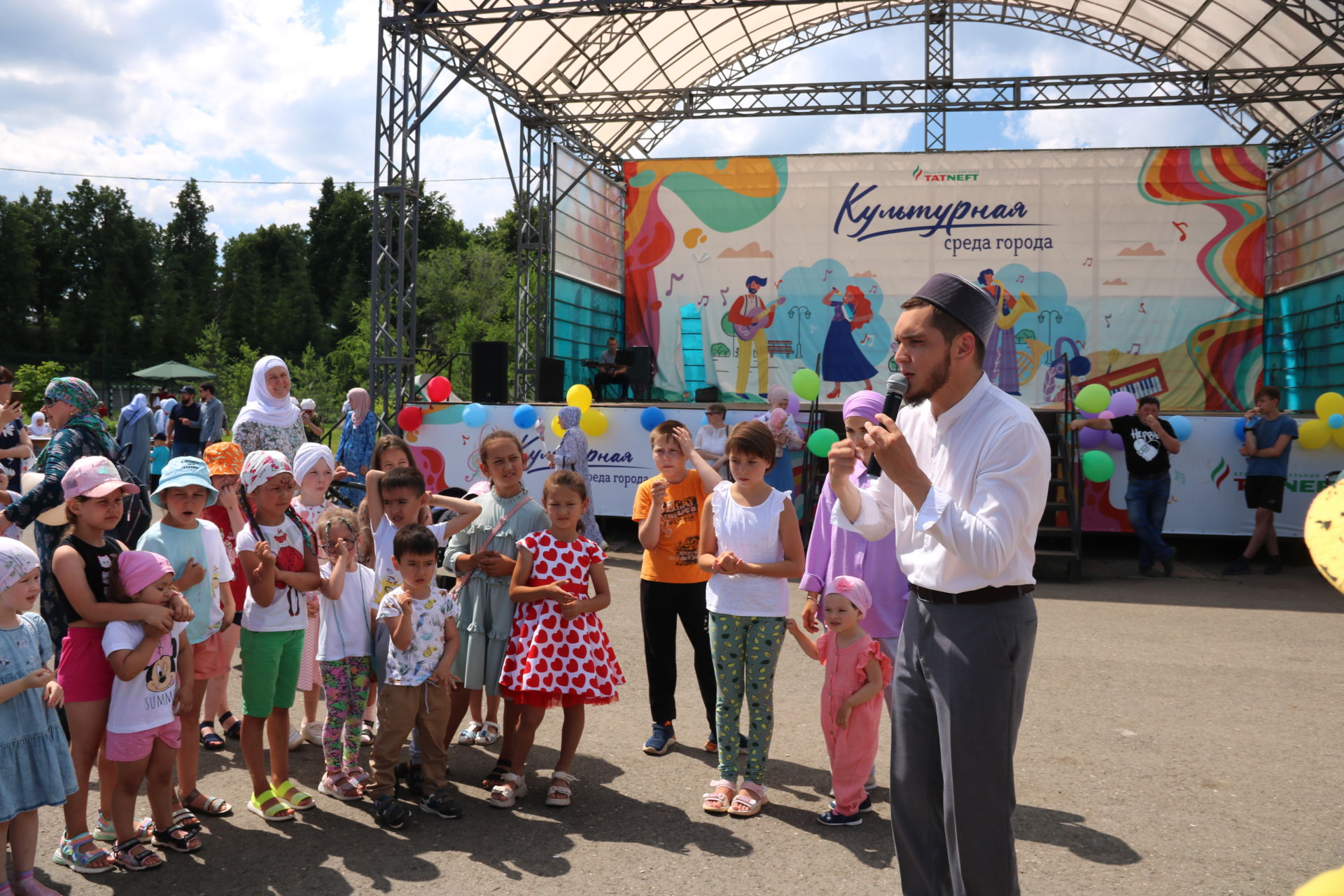 Лениногорск мөхтәсибәте Корбан гаете уңаеннан паркта бәйрәм чарасы уздырды (+ фоторепортаж)