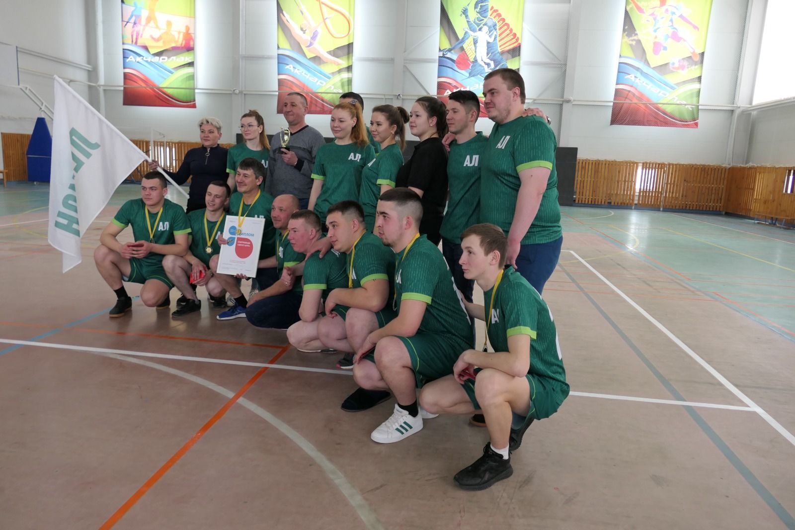 «Август-Лениногорск» җәмгыятенең «Легион» командасы волейболда җиңде