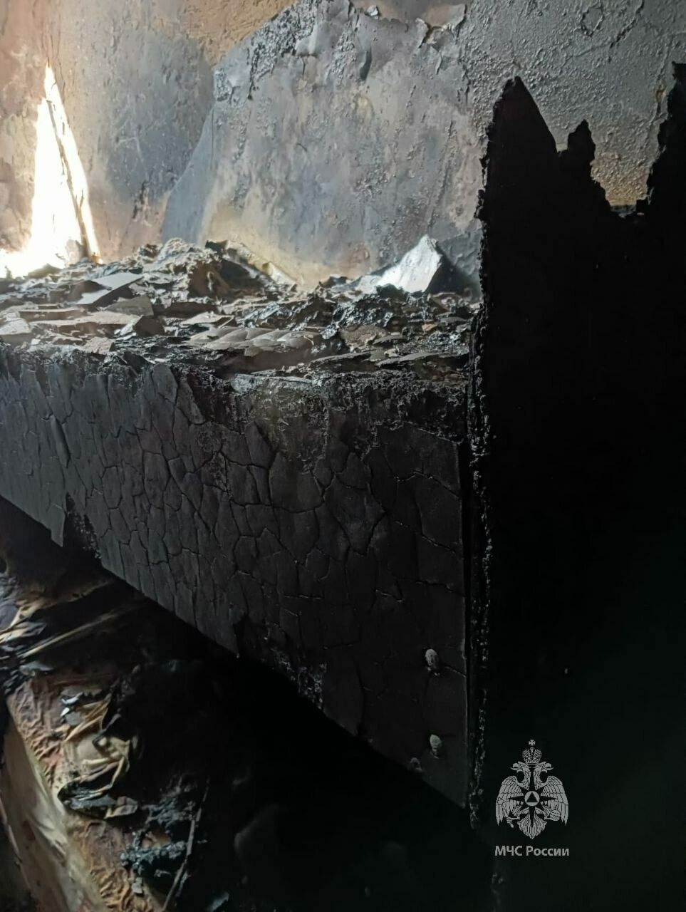 Лениногорскилы фатирында булган янгыннан соң хастаханәгә эләккән