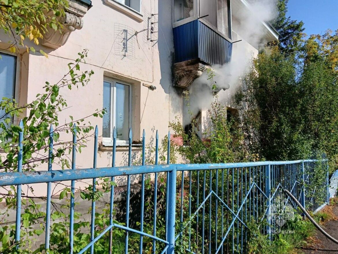 Лениногорскилы фатирында булган янгыннан соң хастаханәгә эләккән