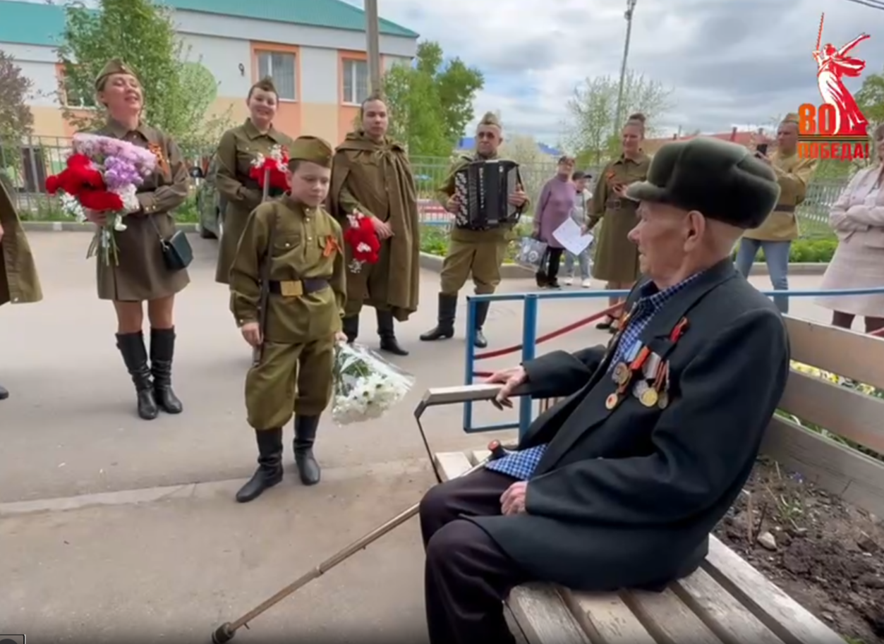Лениногорскида “Фронт бригадасы” шәһәрдә яшәүче  ветераннар янында булды