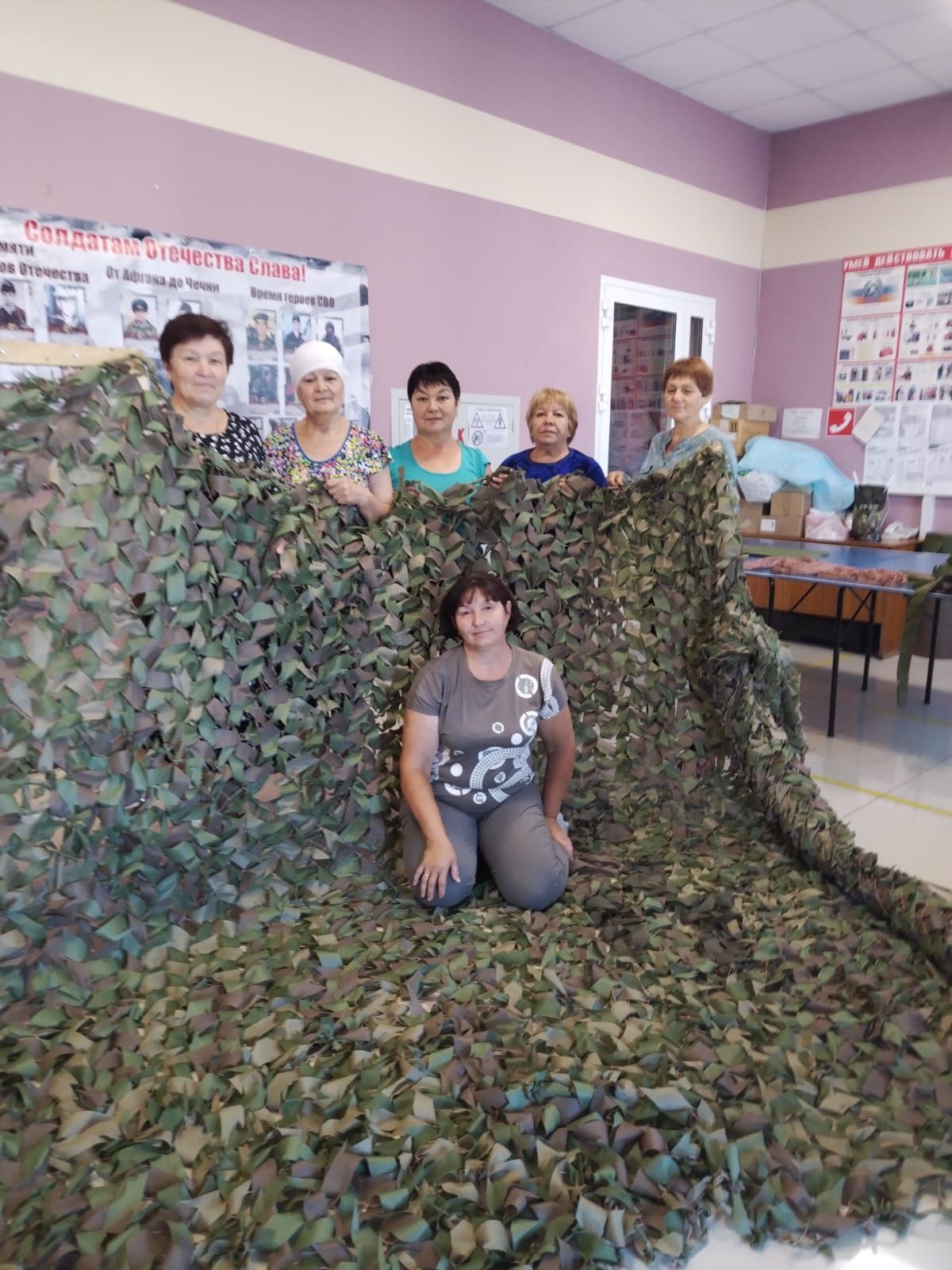 Зәй-Каратай авылы волонтерларының эше цех сыман -  туктамый