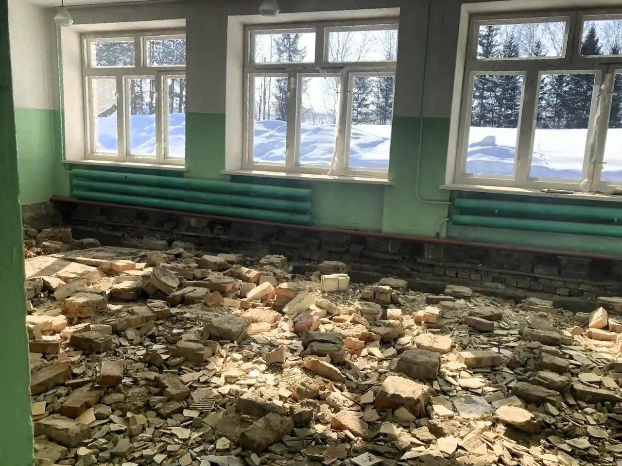 Ивановка авылы мәктәбендә капиталь ремонт бара