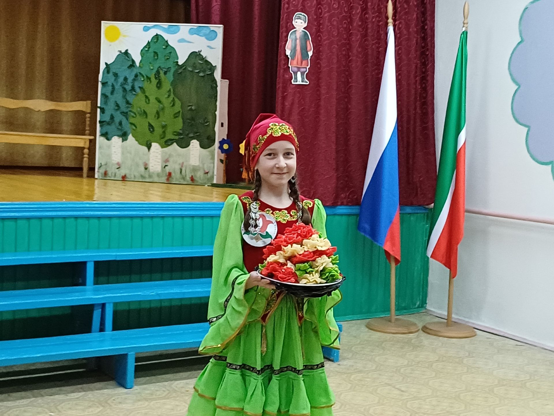 Түбән Чыршылы мәктәбендә «Татар кызы» бәйгесе узды