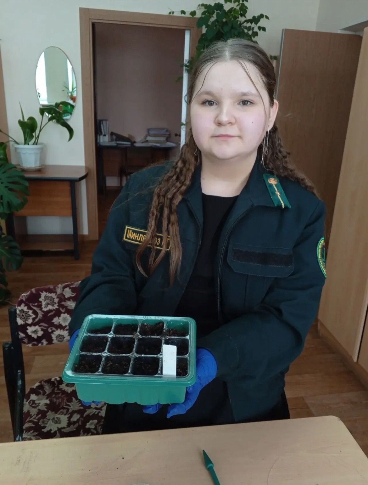 Иске Иштирәк мәктәбенең яшь урманчысы конкурсның төбәк этабында призлы урын алды