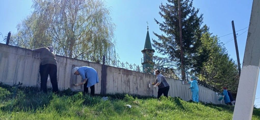 Иске Шөгер авылында буяу-матурайту эшләре башкарылды