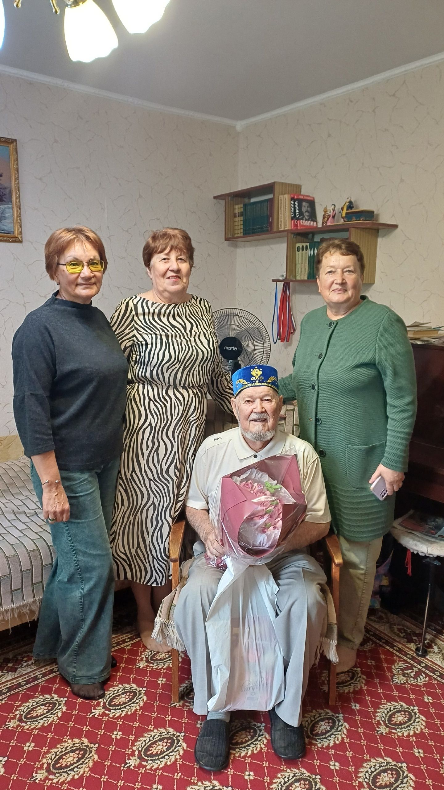 Лениногорскида туган якны өйрәнүчеләрнең иң өлкәне - Наил Сәйдәшев туган көнен билгеләп үтте