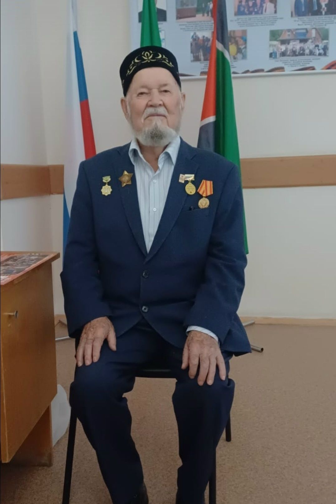 Лениногорскида туган якны өйрәнүчеләрнең иң өлкәне - Наил Сәйдәшев туган көнен билгеләп үтте