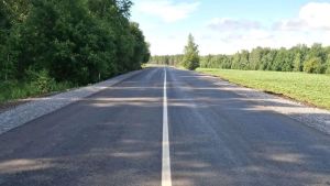 Лениногорск районында автомобиль юлы участогын ремонтлау төгәлләнде