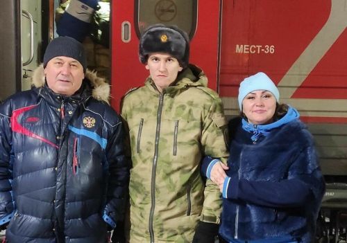 Лилия Муллагалиева улын хәрби өйрәнүләргә озаткан