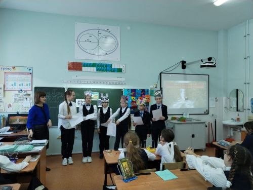 Балалар китапханәсе хезмәткәрләре 2нче мәктәптә экологик сәгать уздырдылар