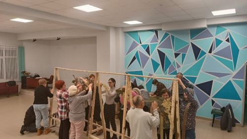 Тимәш авылы халкы да маскировка челтәре үрүгә кереште