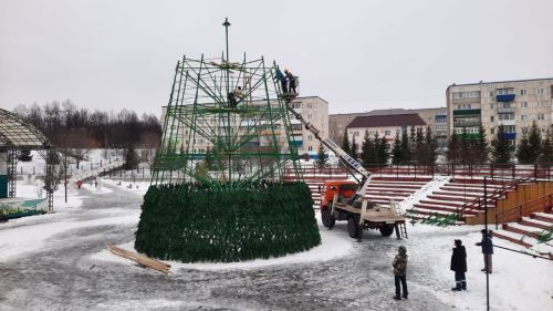 Быел Лениногорскида чыршыларны «Юбилейный» паркында һәм Үзәк мәйданда куячаклар