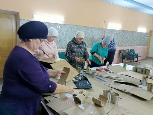 Иске Шөгер апалары окоп шәмнәре ясарга өйрәнде (+ фотолар)