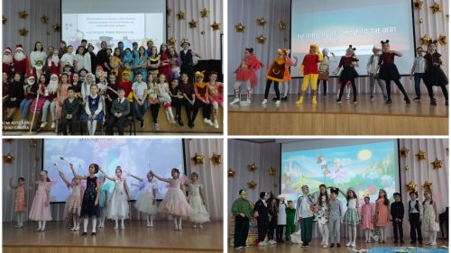 Лениногорск районының мәктәп театр коллективлары чит телдә дә спектакль куя