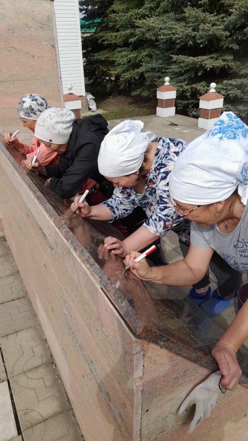 Югары Чыршылы авылы һәйкәлендә язуларны яңарттылар