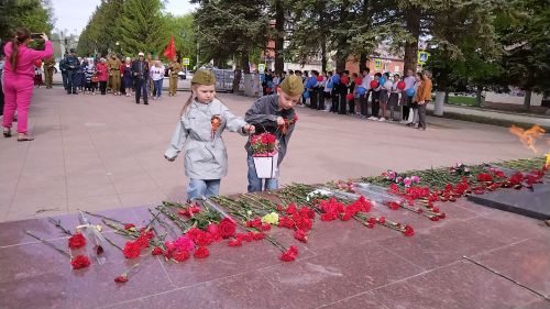 Лениногорскида Бөек Җиңүнең 78 еллыгы уңаеннан автойөреш узды (+фотолар)