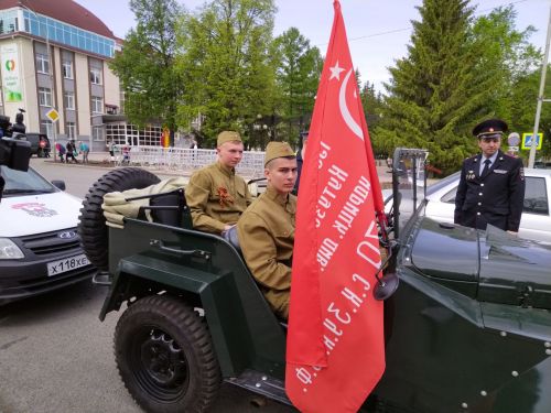 Лениногорскида Бөек Җиңүнең 78 еллыгы уңаеннан автойөреш узды (+фотолар)