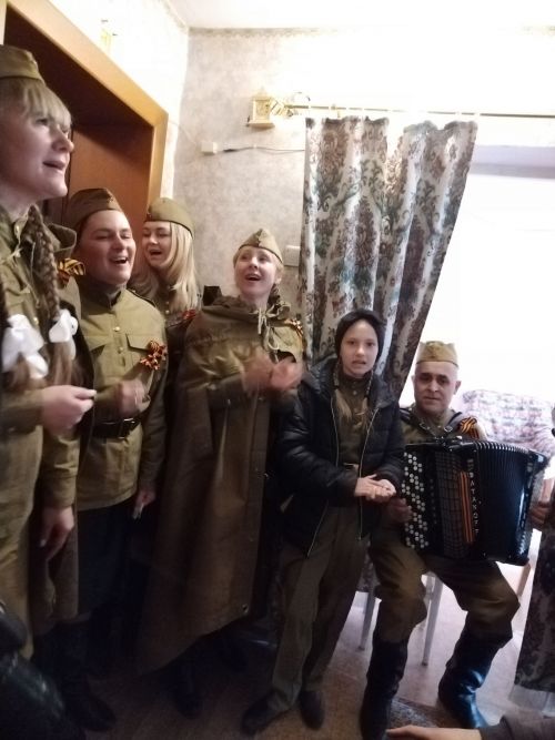 Лениногорскида «Фронт бригадасы» акциясе кысаларында ветераннарыбызны котладылар (+фотолар)