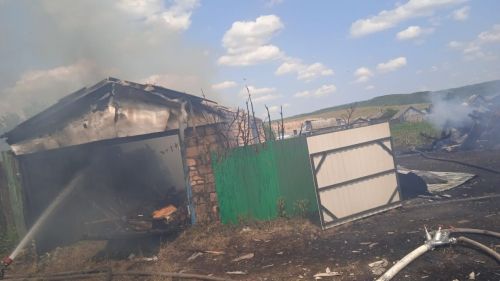 Зәй-Каратай авылында янгын булган (+фотолар)