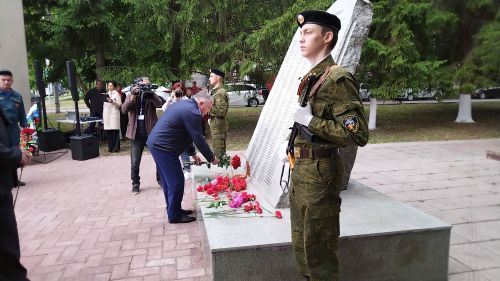 Лениногорскиның Геройлар аллеясында Хәтер һәм кайгы көне үткәрелде (+фото һәм видео)